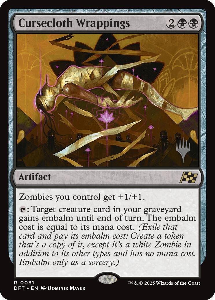 Cursecloth Wrappings (Promo Pack) [Aetherdrift Promos] - Magic: The Gathering - Card Brawlers | Quebec | Canada |