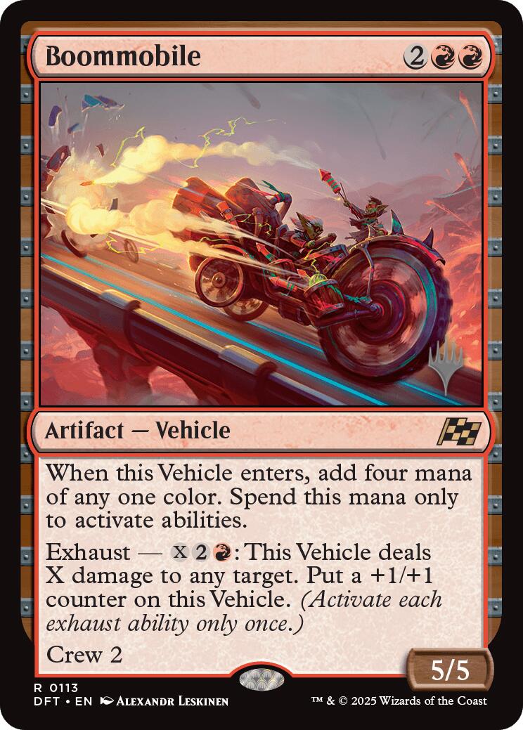 Boommobile (Promo Pack) [Aetherdrift Promos] - Magic: The Gathering - Card Brawlers | Quebec | Canada |