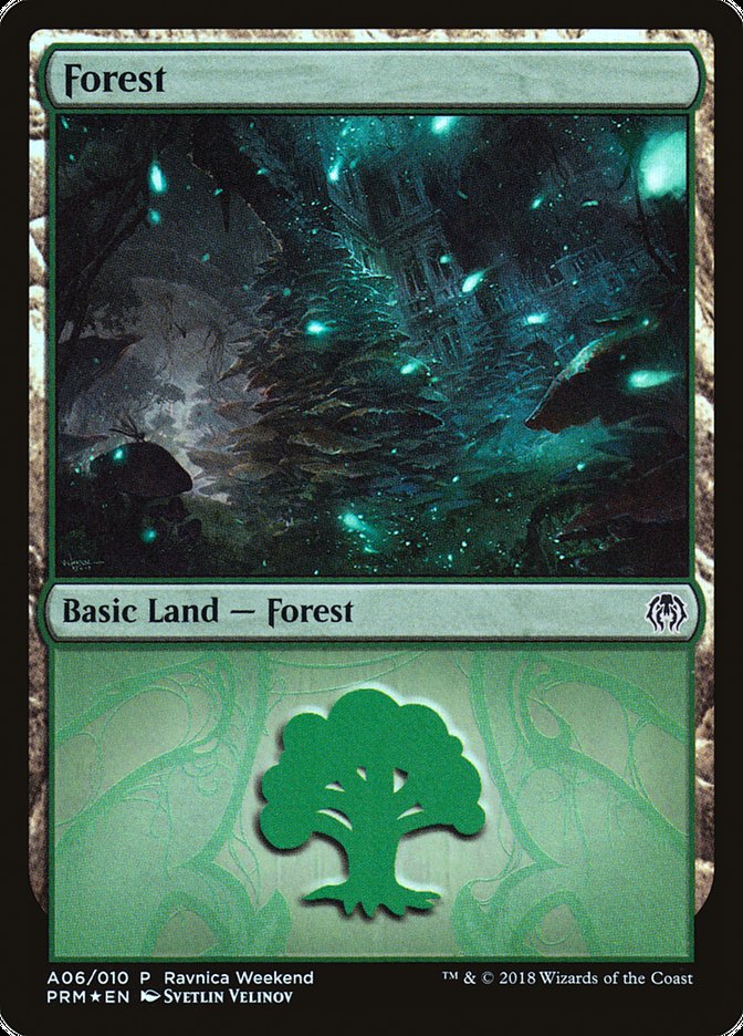 Forest (A06) [Ravnica Allegiance Ravnica Weekend] - Magic: The Gathering - Card Brawlers | Quebec | Canada |