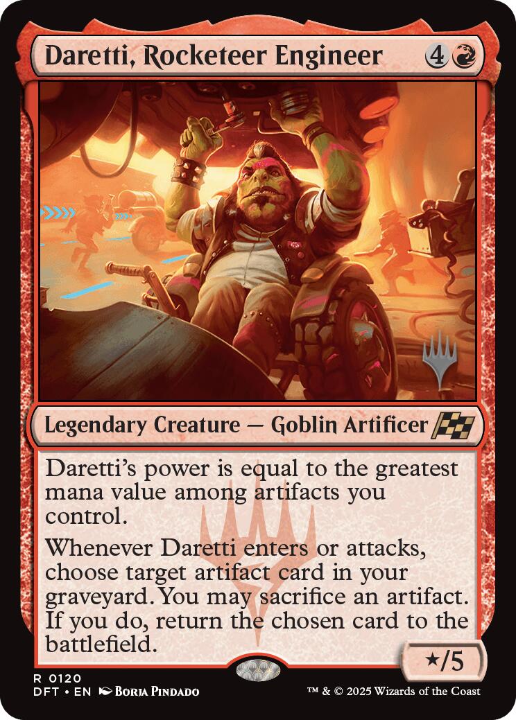 Daretti, Rocketeer Engineer (Promo Pack) [Aetherdrift Promos] - Magic: The Gathering - Card Brawlers | Quebec | Canada |