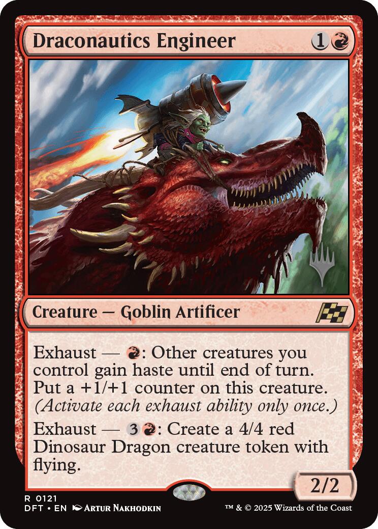 Draconautics Engineer (Promo Pack) [Aetherdrift Promos] - Magic: The Gathering - Card Brawlers | Quebec | Canada |