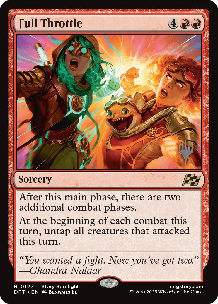 Full Throttle (Promo Pack) [Aetherdrift Promos] - Magic: The Gathering - Card Brawlers | Quebec | Canada |