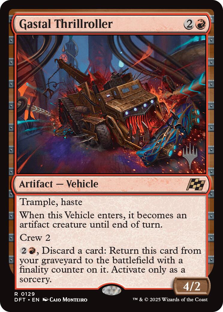 Gastal Thrillroller (Promo Pack) [Aetherdrift Promos] - Magic: The Gathering - Card Brawlers | Quebec | Canada |