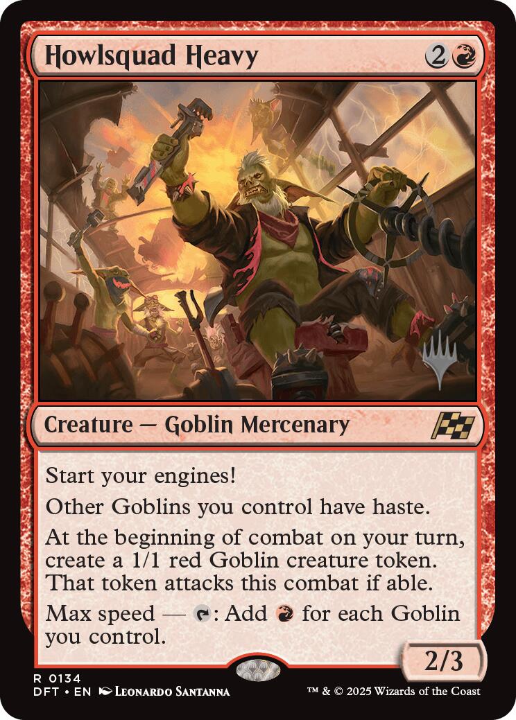 Howlsquad Heavy (Promo Pack) [Aetherdrift Promos] - Magic: The Gathering - Card Brawlers | Quebec | Canada |