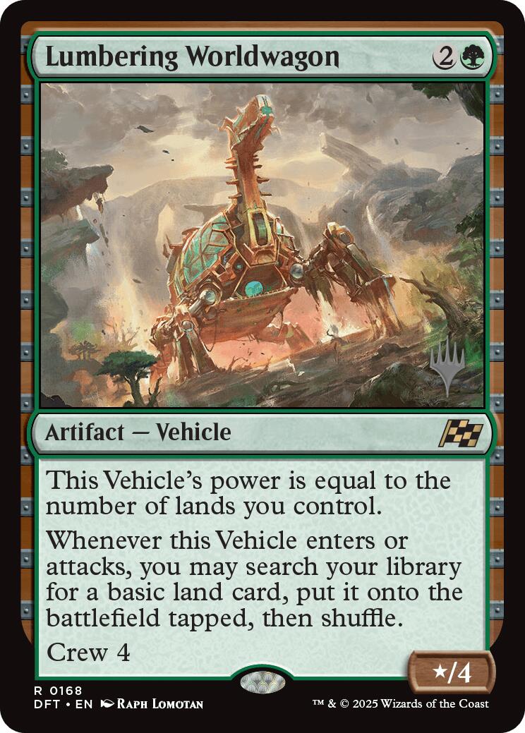 Lumbering Worldwagon (Promo Pack) [Aetherdrift Promos] - Magic: The Gathering - Card Brawlers | Quebec | Canada |