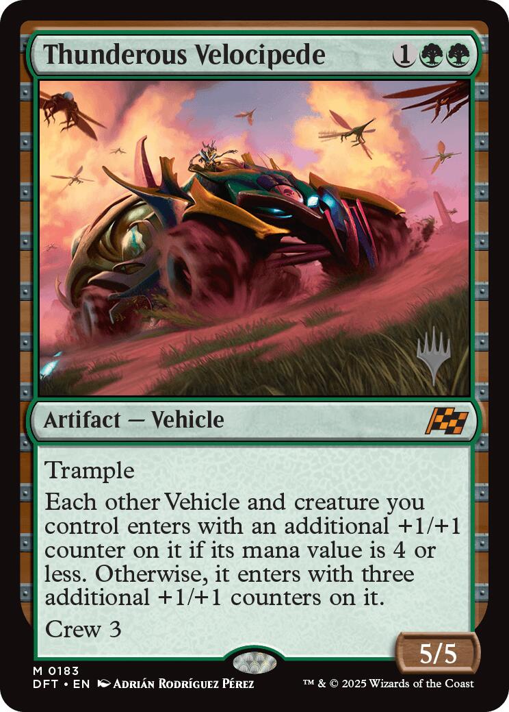 Thunderous Velocipede (Promo Pack) [Aetherdrift Promos] - Magic: The Gathering - Card Brawlers | Quebec | Canada |
