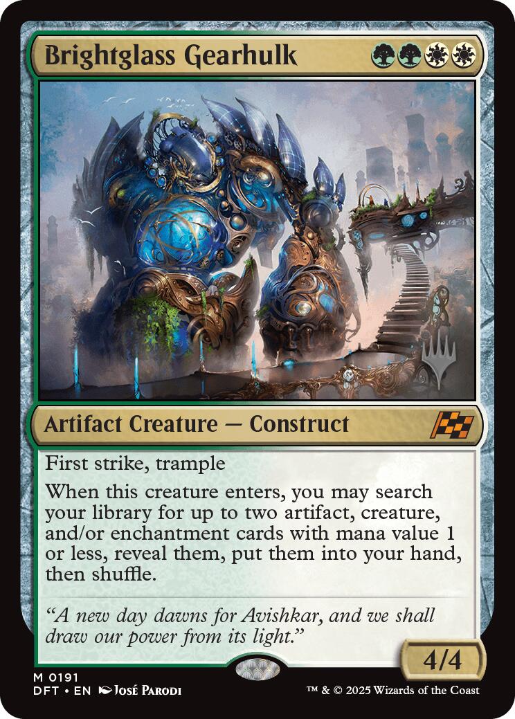 Brightglass Gearhulk (Promo Pack) [Aetherdrift Promos] - Magic: The Gathering - Card Brawlers | Quebec | Canada |