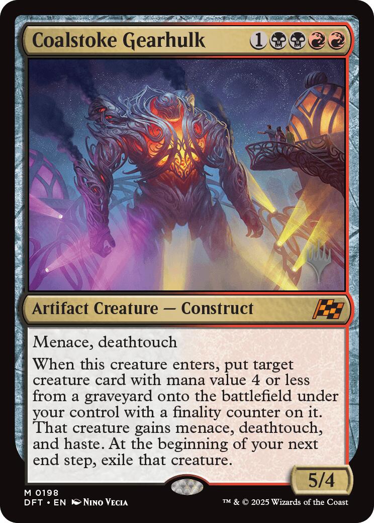 Coalstoke Gearhulk (Promo Pack) [Aetherdrift Promos] - Magic: The Gathering - Card Brawlers | Quebec | Canada |