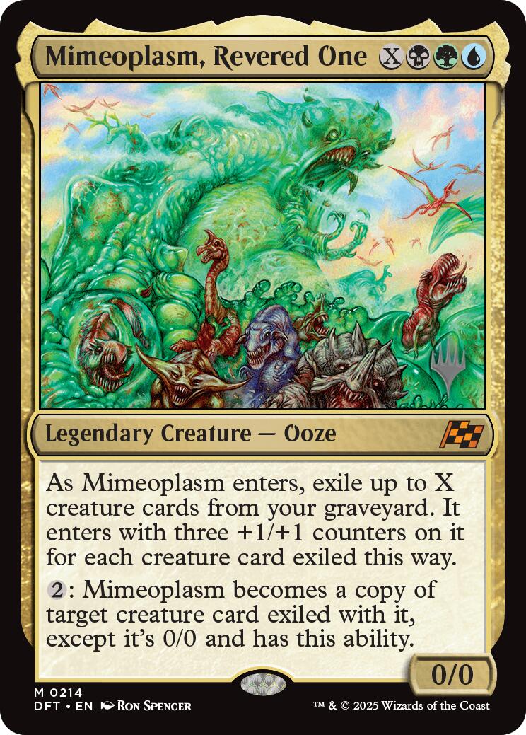 Mimeoplasm, Revered One (Promo Pack) [Aetherdrift Promos] - Magic: The Gathering - Card Brawlers | Quebec | Canada |