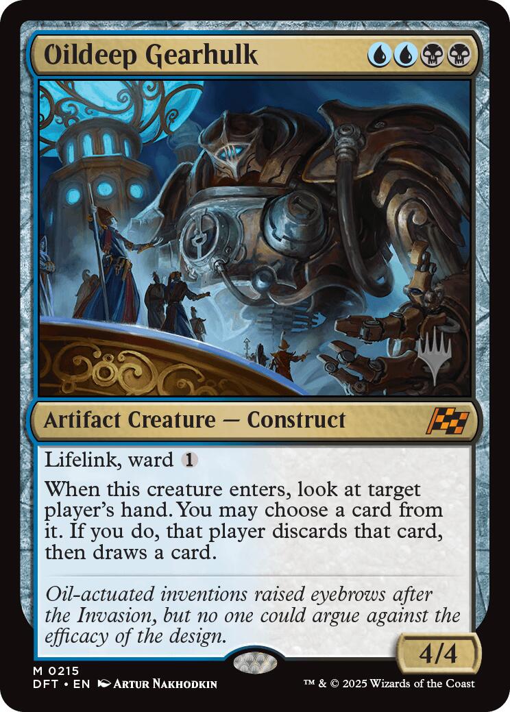Oildeep Gearhulk (Promo Pack) [Aetherdrift Promos] - Magic: The Gathering - Card Brawlers | Quebec | Canada |