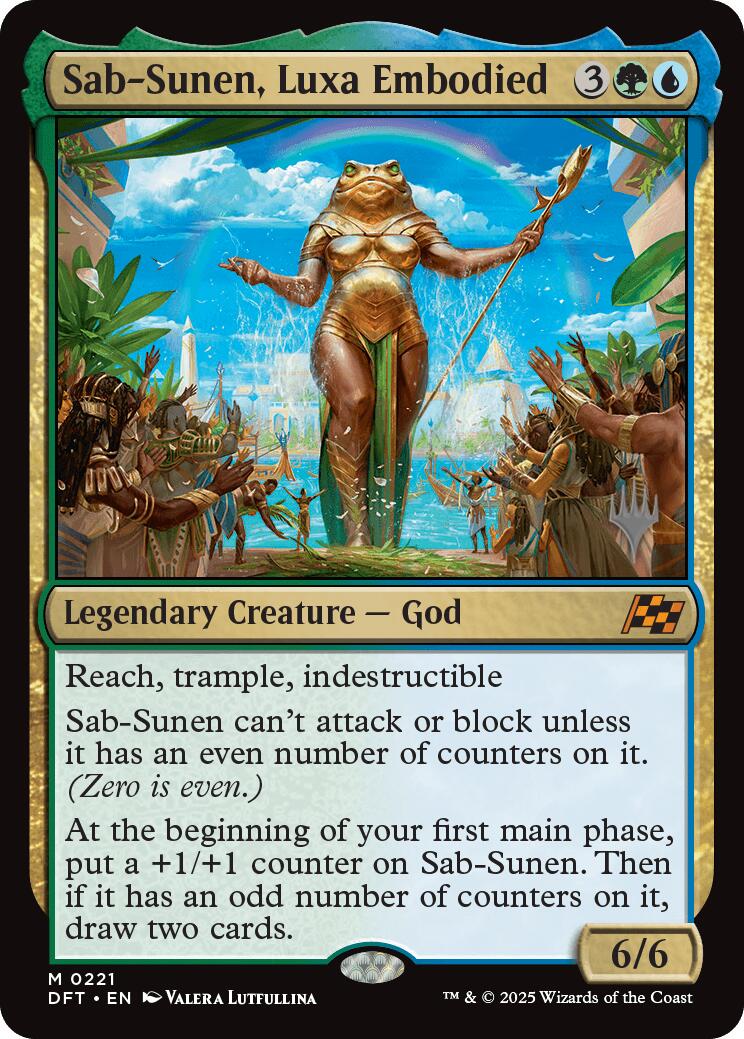 Sab-Sunen, Luxa Embodied (Promo Pack) [Aetherdrift Promos] - Magic: The Gathering - Card Brawlers | Quebec | Canada |