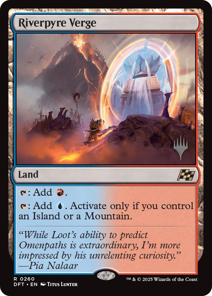 Riverpyre Verge (Promo Pack) [Aetherdrift Promos] - Magic: The Gathering - Card Brawlers | Quebec | Canada |