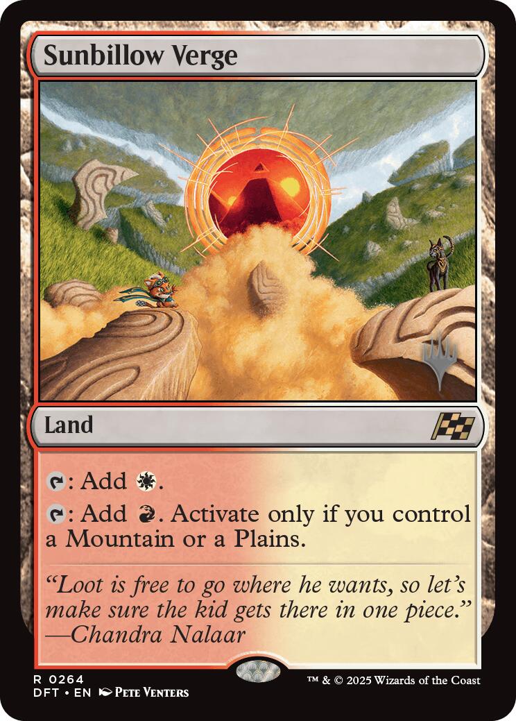 Sunbillow Verge (Promo Pack) [Aetherdrift Promos] - Magic: The Gathering - Card Brawlers | Quebec | Canada |