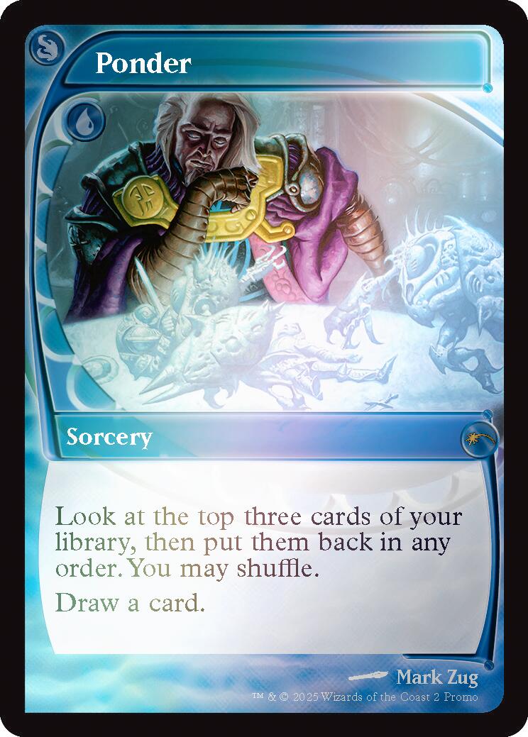 Ponder (Future Sight) [MagicFest 2025] - Magic: The Gathering - Card Brawlers | Quebec | Canada |