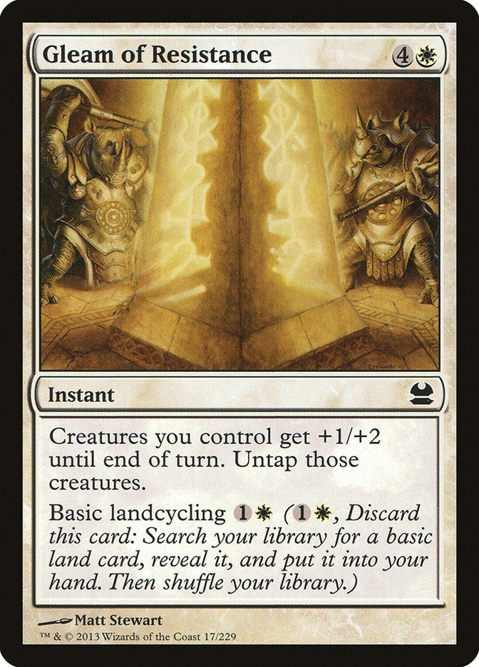 Gleam of Resistance [Modern Masters] - Magic: The Gathering - Card Brawlers | Quebec | Canada |