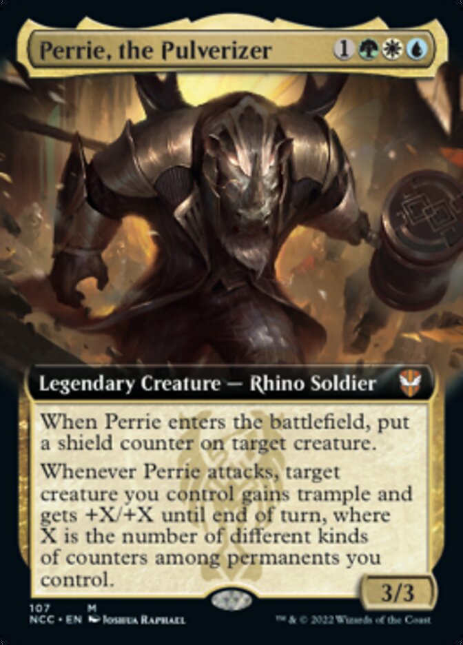 Perrie, the Pulverizer (Extended Art) [Streets of New Capenna Commander] - Magic: The Gathering - Card Brawlers | Quebec | Canada |