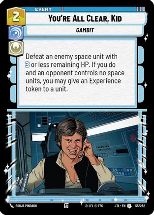 You're All Clear, Kid (055/262) (055/257) [Jump to Lightspeed] - Fantasy Flight Games - Card Brawlers | Quebec | Canada |