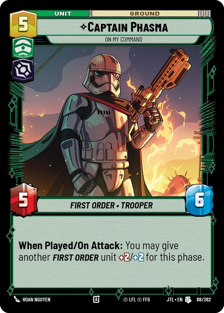 Captain Phasma - On My Command (088/262) (088/257) [Jump to Lightspeed] - Fantasy Flight Games - Card Brawlers | Quebec | Canada |