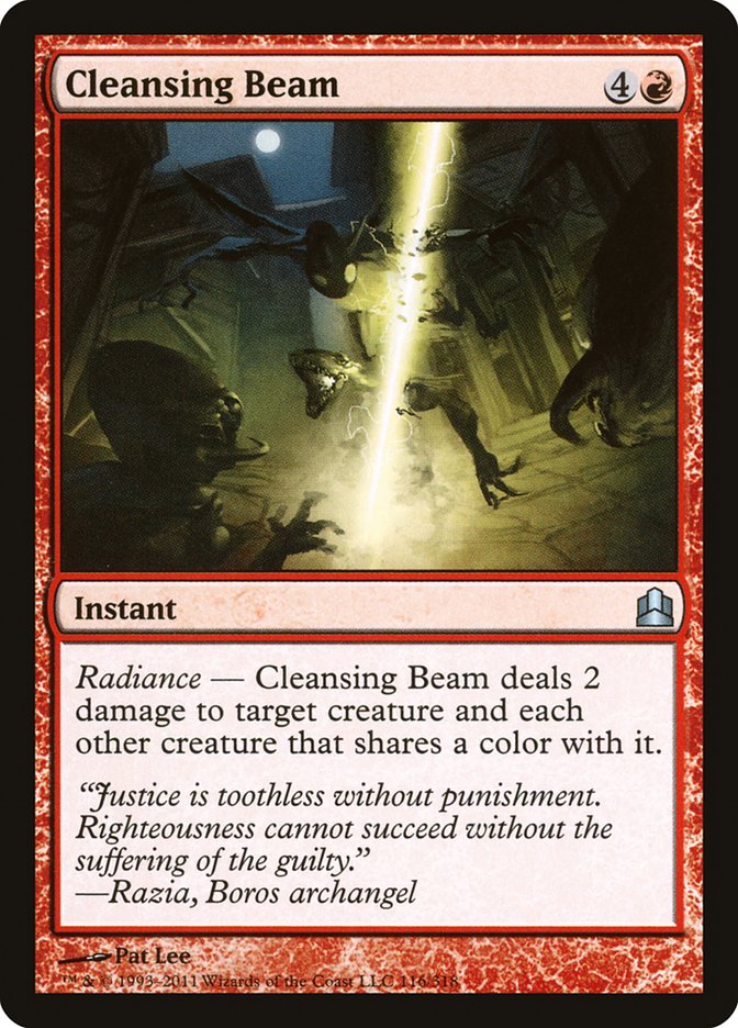 Cleansing Beam [Commander 2011] - Magic: The Gathering - Card Brawlers | Quebec | Canada |