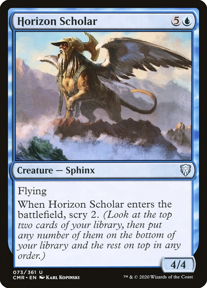 Horizon Scholar [Commander Legends] - Magic: The Gathering - Card Brawlers | Quebec | Canada |