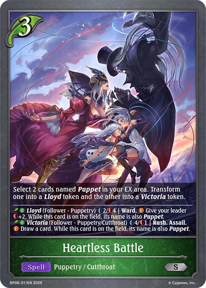Heartless Battle (BP08-011EN) [Alterchaotica] - Bushiroad - Card Brawlers | Quebec | Canada |