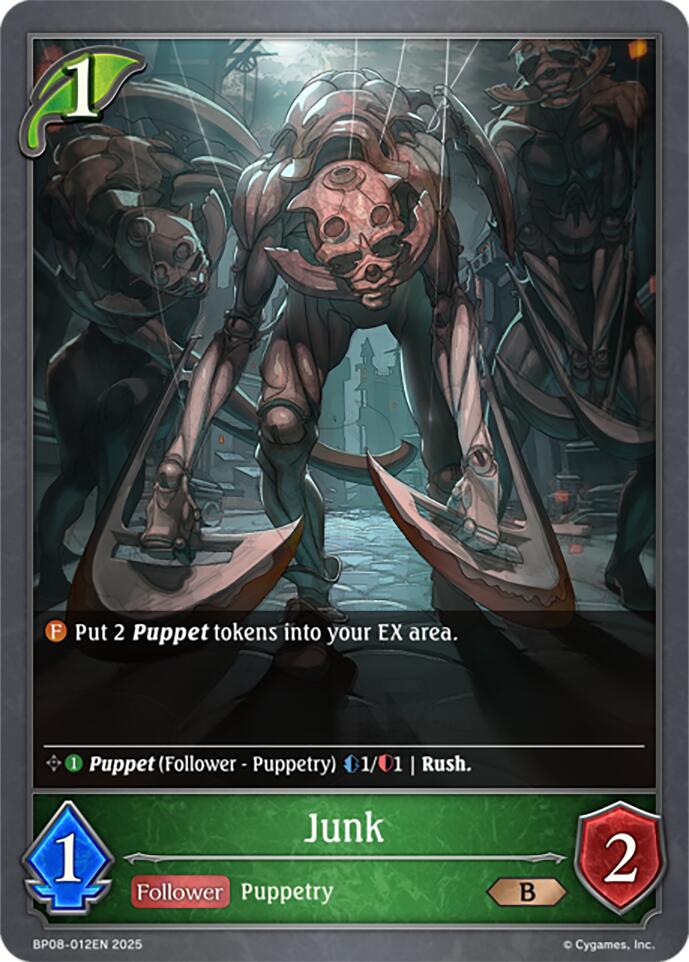 Junk (BP08-012EN) [Alterchaotica] - Bushiroad - Card Brawlers | Quebec | Canada |