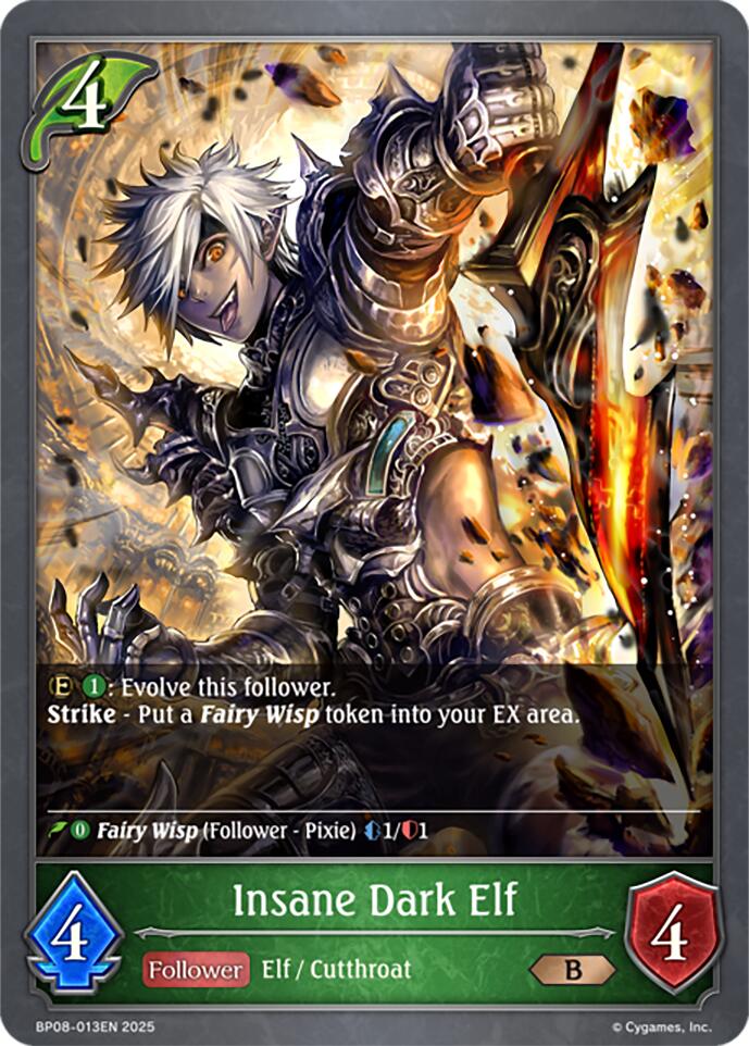 Insane Dark Elf (BP08-013EN) [Alterchaotica] - Bushiroad - Card Brawlers | Quebec | Canada |