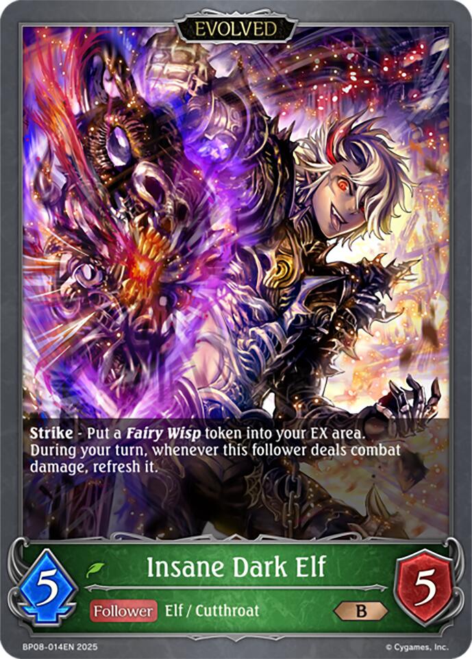 Insane Dark Elf (Evolved) (BP08-014EN) [Alterchaotica] - Bushiroad - Card Brawlers | Quebec | Canada |