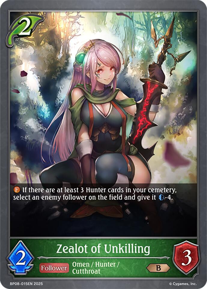 Zealot of Unkilling (BP08-015EN) [Alterchaotica] - Bushiroad - Card Brawlers | Quebec | Canada |