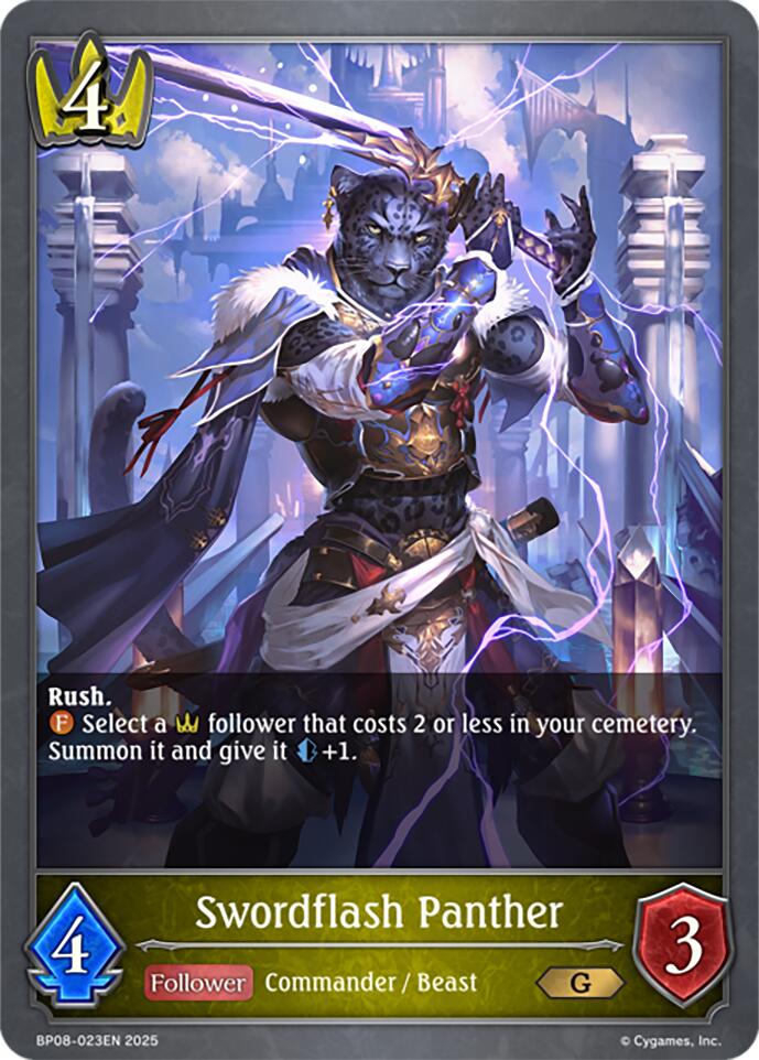 Swordflash Panther (BP08-023EN) [Alterchaotica] - Bushiroad - Card Brawlers | Quebec | Canada |