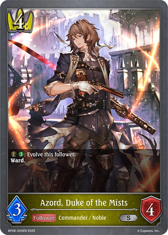 Azord, Duke of the Mists (BP08-025EN) [Alterchaotica] - Bushiroad - Card Brawlers | Quebec | Canada |