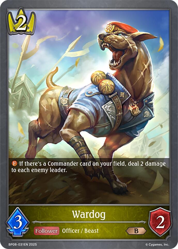 Wardog (BP08-031EN) [Alterchaotica] - Bushiroad - Card Brawlers | Quebec | Canada |