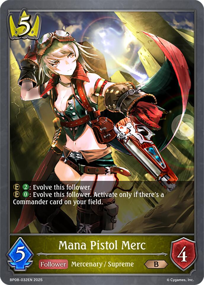 Mana Pistol Merc (BP08-032EN) [Alterchaotica] - Bushiroad - Card Brawlers | Quebec | Canada |