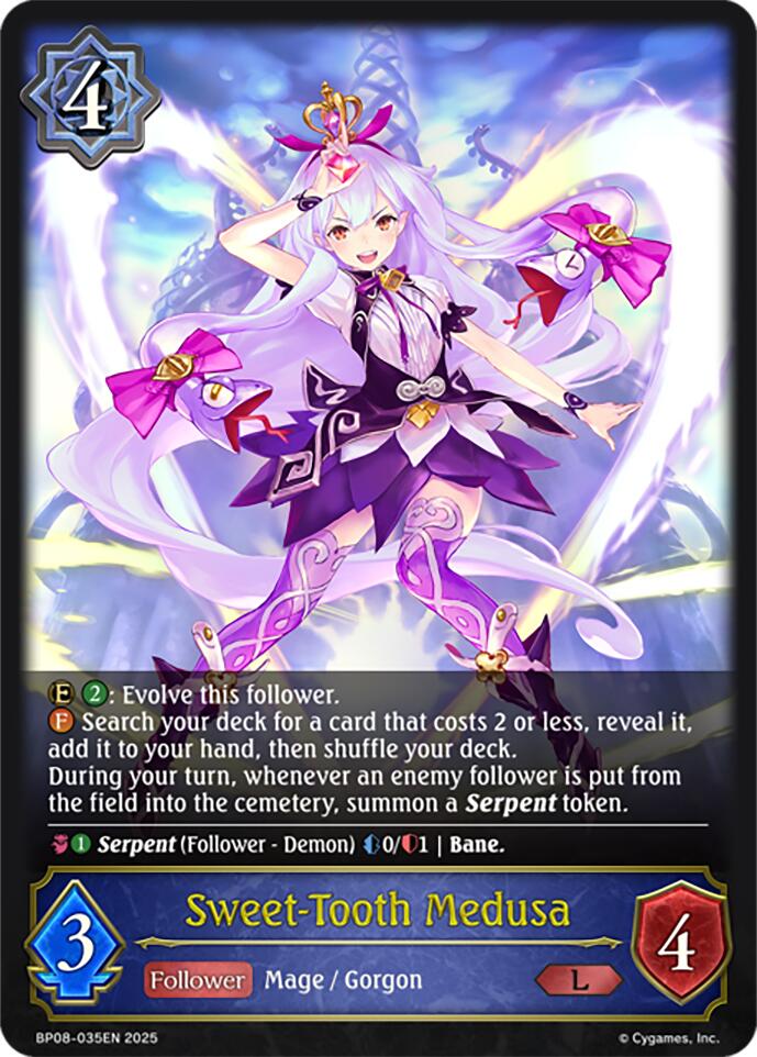 Sweet-Tooth Medusa (BP08-035EN) [Alterchaotica] - Bushiroad - Card Brawlers | Quebec | Canada |