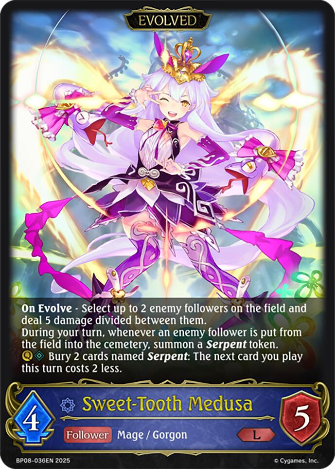 Sweet-Tooth Medusa (Evolved) (BP08-036EN) [Alterchaotica] - Bushiroad - Card Brawlers | Quebec | Canada |