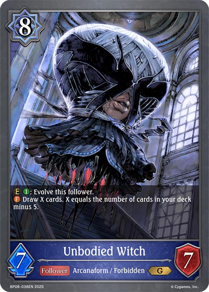 Unbodied Witch (BP08-038EN) [Alterchaotica] - Bushiroad - Card Brawlers | Quebec | Canada |