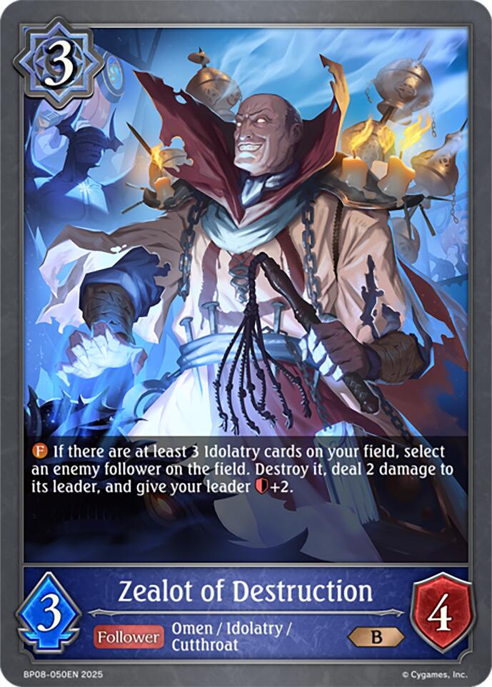 Zealot of Destruction (BP08-050EN) [Alterchaotica] - Bushiroad - Card Brawlers | Quebec | Canada |