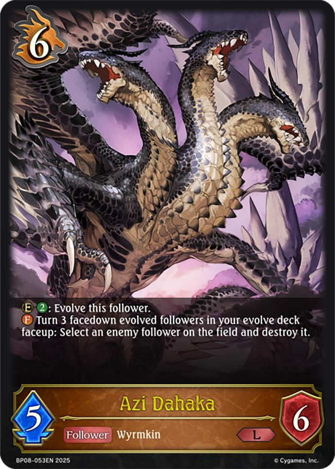 Azi Dahaka (BP08-053EN) [Alterchaotica] - Bushiroad - Card Brawlers | Quebec | Canada |
