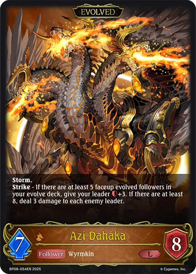 Azi Dahaka (Evolved) (BP08-054EN) [Alterchaotica] - Bushiroad - Card Brawlers | Quebec | Canada |