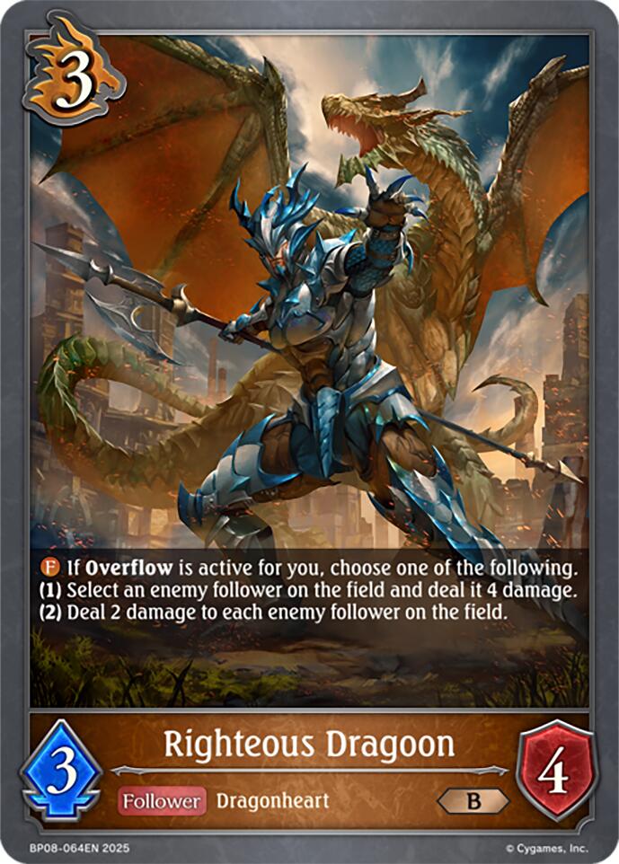 Righteous Dragoon (BP08-064EN) [Alterchaotica] - Bushiroad - Card Brawlers | Quebec | Canada |
