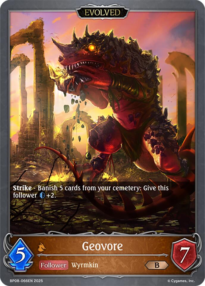 Geovore (Evolved) (BP08-066EN) [Alterchaotica] - Bushiroad - Card Brawlers | Quebec | Canada |