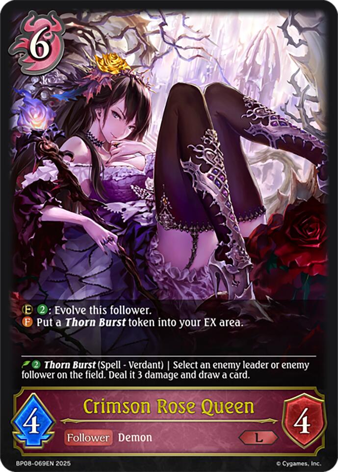 Crimson Rose Queen (BP08-069EN) [Alterchaotica] - Bushiroad - Card Brawlers | Quebec | Canada |