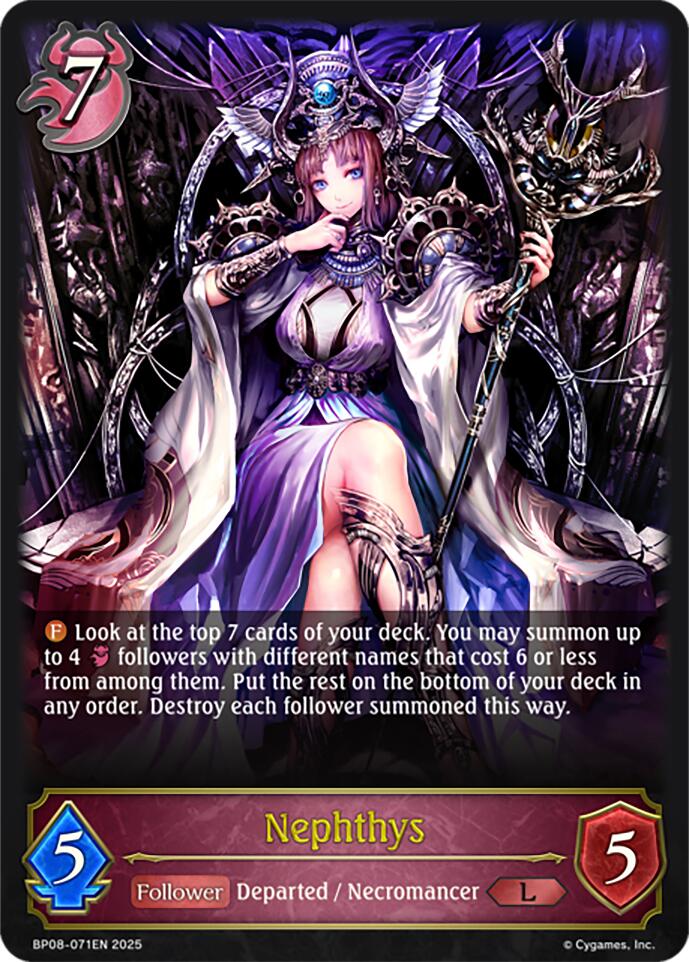 Nephthys (BP08-071EN) [Alterchaotica] - Bushiroad - Card Brawlers | Quebec | Canada |