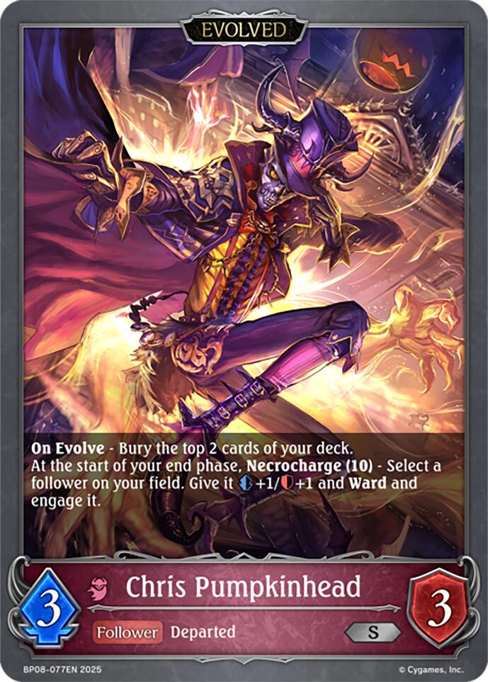 Chris Pumpkinhead (Evolved) (BP08-077EN) [Alterchaotica] - Bushiroad - Card Brawlers | Quebec | Canada |