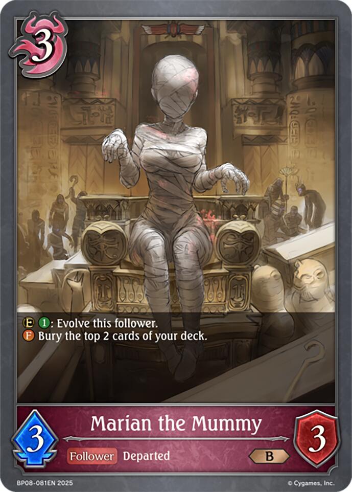 Marian the Mummy (BP08-081EN) [Alterchaotica] - Bushiroad - Card Brawlers | Quebec | Canada |