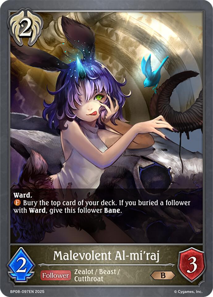 Malevolent Al-mi'raj (BP08-097EN) [Alterchaotica] - Bushiroad - Card Brawlers | Quebec | Canada |
