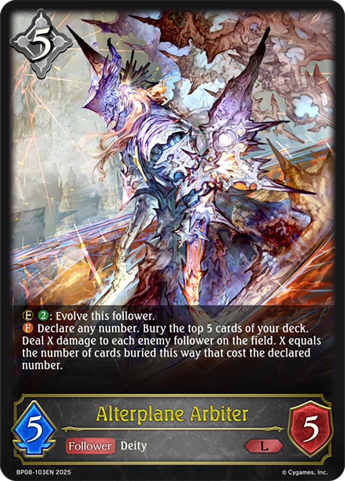 Alterplane Arbiter (BP08-103EN) [Alterchaotica] - Bushiroad - Card Brawlers | Quebec | Canada |