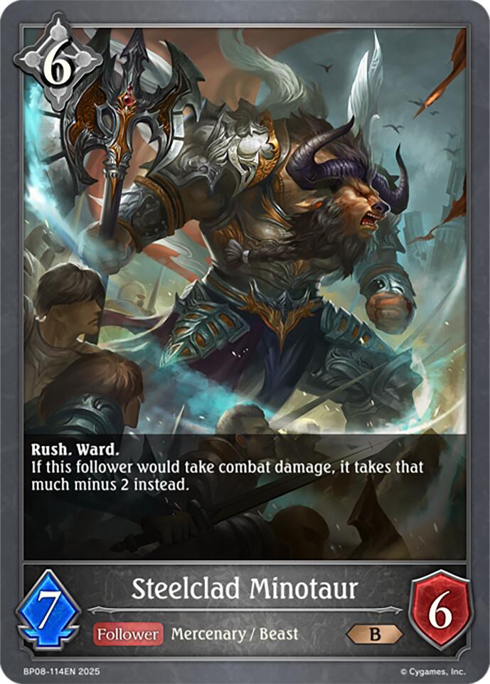Steelclad Minotaur (BP08-114EN) [Alterchaotica] - Bushiroad - Card Brawlers | Quebec | Canada |