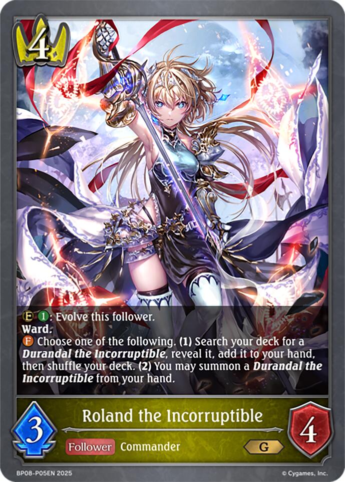 Roland the Incorruptible - P05EN (Foil) (BP08-P05EN) [Alterchaotica] - Bushiroad - Card Brawlers | Quebec | Canada |