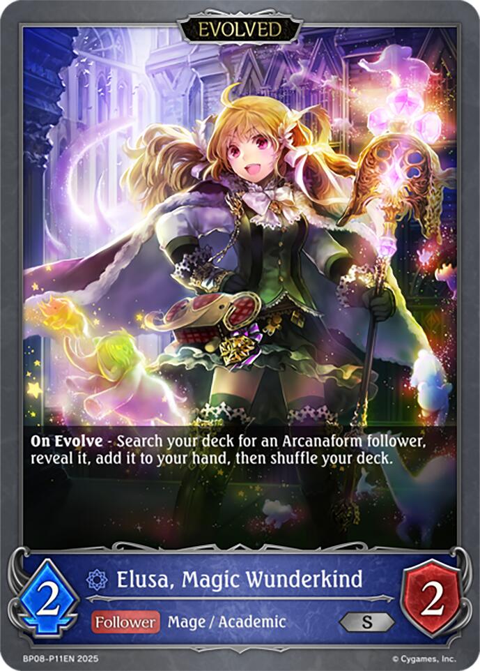 Elusa, Magic Wunderkind (Evolved) - P11EN (Foil) (BP08-P11EN) [Alterchaotica] - Bushiroad - Card Brawlers | Quebec | Canada |